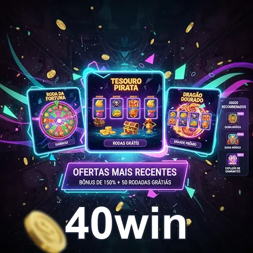 Imagem da página inicial do 40win, oferecendo soluções inovadoras e estratégias para o sucesso.